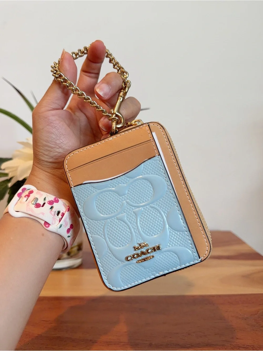 Coach nwt zip
